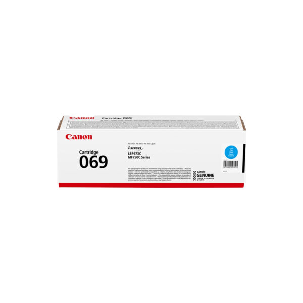 Canon 069 Cyan Original Toner Cartridge 1 Canon 069 Cyan Original Toner Cartridge