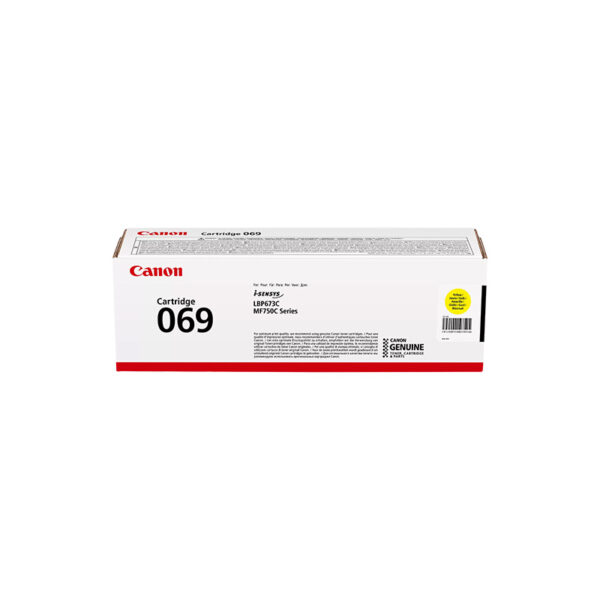 Canon 069 Yellow Toner Cartridge 1 Canon 069 Yellow Toner Cartridge